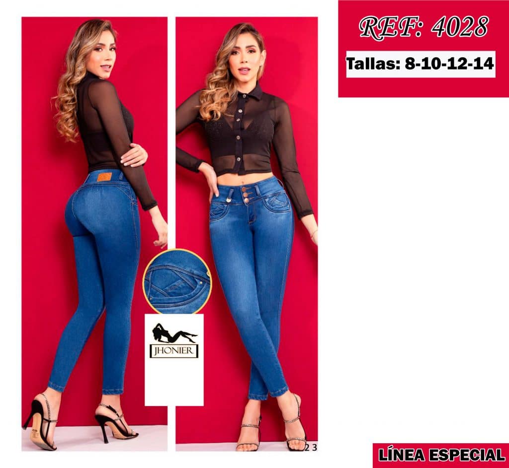 Jeans Colombiano 4028 Jhonier Moda Colombiana