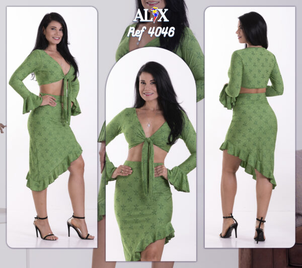 Conjunto Falda Colombiano 4046 - Imagen 6