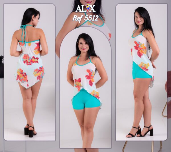 Conjunto Short Colombiano 5512 - Imagen 6