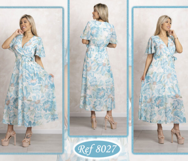 Vestido Largo Italiano 8027 - Imagen 2