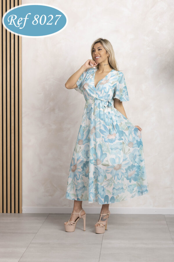 Vestido Largo Italiano 8027