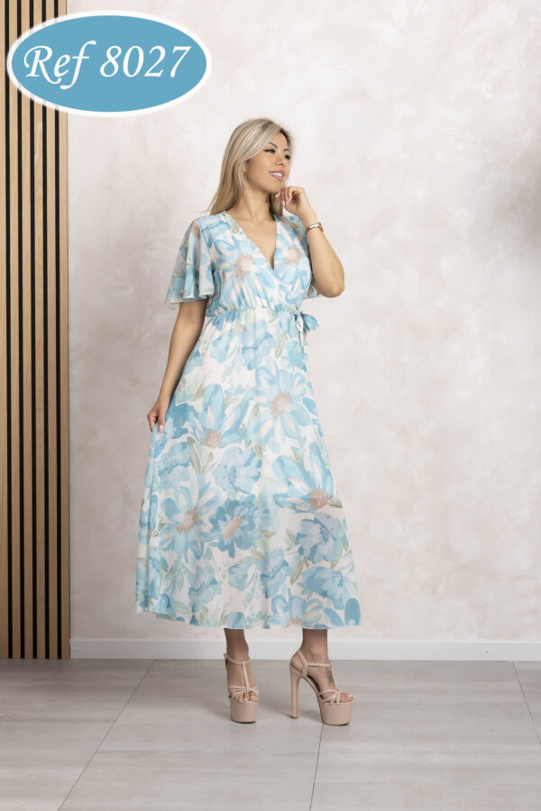 Vestido Largo Italiano 8027 - Imagen 5
