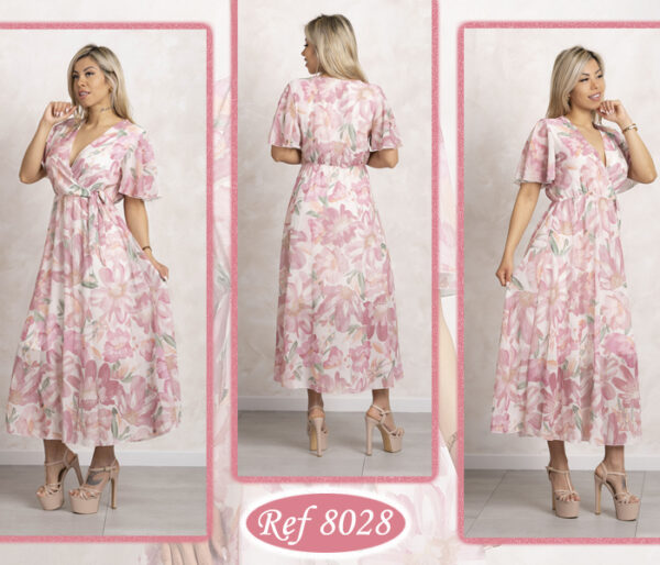 Vestido Largo Italiano 8028 - Imagen 2