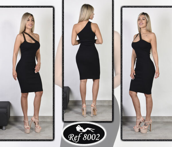 Vestido corto Italiano 8002 - Imagen 5