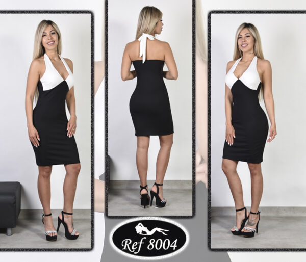 Vestido corto Italiano 8004 - Imagen 5