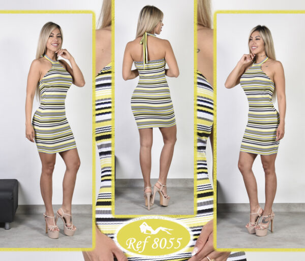 Vestido corto colombiano 8055 - Imagen 5