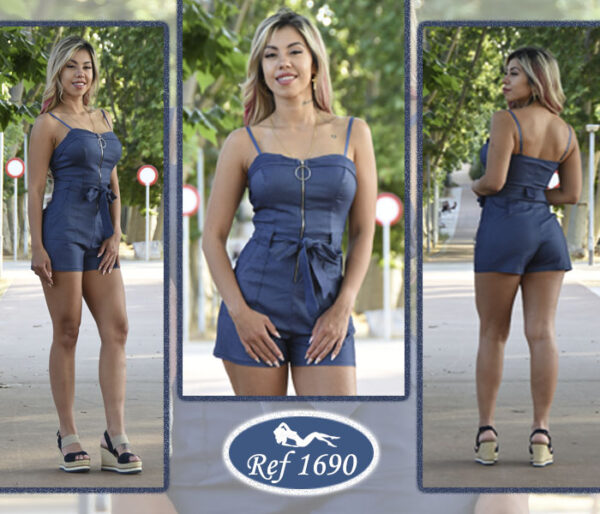 Enterizo corto Italiano 1690 - Imagen 6