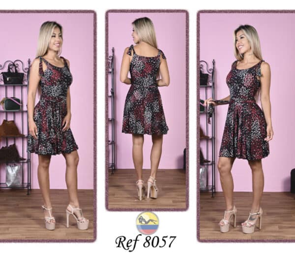 Vestido  Colombiano 8057 - Imagen 6
